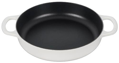 Le Creuset Signature Cast Iron Everyday Pan, 11", White