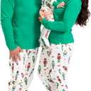 HonestBaby Family Matching Holiday Pajamas 100% Organic Cotton for Men, Women, Kids, Toddlers, Baby Boys, Girls, Unisex, Pets (Medium, Nutcracker)
