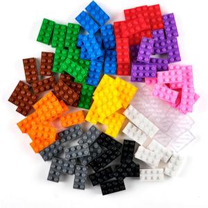 Strictly Briks Colored Bricks Starter Kit - Glow-in-The-Dark Building Bricks - Vibrant Color Building Set - Toy Kit with Blocks for Kids - 12-Hue 2x4, 96 Pieces, Ages 3+