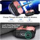 for AirPods Pro 2 Case Cover [Safety Lock] [Magnetic One-Click Open] [Military Shockproof Armor] Double Rugged Outdoor Wireless Charging Case for AirPods Pro 2nd Generation with Keychain, Pink