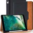 Case for iPad 9th / 8th / 7th Generation (2021/2020/2019) 10.2 Inch Multi-Angle Viewing Stand with Hand Strap Auto Wake Sleep,Black