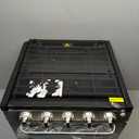 CAMPLUX Classic RV Stove Propane Range 21 Inches, Propane Oven with 3 Burners Cooktop for RV, RV Propane Oven Stove Combo 28,100 BTU/Hr, Stainless Steel RGS21MSF