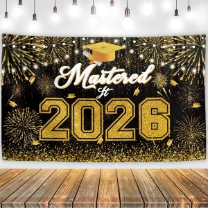 Graduation Decorations Class of 2026 Congratulations Grad Decor Mastered It Graduation Party Masters decorations