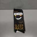 MABAO 2 Packs Sleep Mask for Side Sleeper, Eye Mask for Sleeping Women Men, 3D Contoured Cup No Eye Pressure 100% Light Blocking Sleeping Mask with Adjustable Strap Night Blindfold Flight, Nap, Black