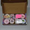 8 Pack Butter Slime Kit for Girls,Party Favors Stretchy and Non-Sticky, Stress Relief Toy for Boys,Soft DIY Slime for Kids