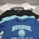 Reebok Active Boys Tshirts - 4 Pack Dry Fit Crew Neck Short Sleeve Boys Athletic Shirts Youth Kids Activewear (10-12, White/Black/Blue/Aqua)