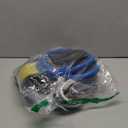 FUNHOME Inflatable Ottoman Stool D20xH9,Portable Round Pouf for Indoor/Outdoor Use,Foot Rest or Seating for Kids&Adults,Ideal for Camping or Home(Gray Stripe)