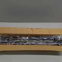 Shower Curtain Rod Adjustable 43-78 inch, 1"Diameter Spring Tension Curtain Rod No Drill, Anti-Rust Non-Slip Shower Rod, Black Shower Curtain Rod for Bathroom Tension