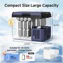 BODEGA12 volt Car Refrigerator -32 QT Portable Freezer IPX4 Waterproof Car Fridge Electric Cooler Ultra-Quiet for Truck Van Camping Travel 12/24V DC 110~240 Volt AC,-4~68