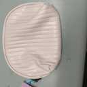 Pink Quilted Cosmetic Bag