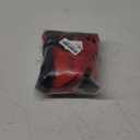 JoneTing Red and Black Wigs+ Hair Cap Red Black Ponytail Wig Curly Red and Black Pigtails Wig for Halloween Costume Red Black Clown Wigs Party Cosplay Long Curly Hair for Cosers (Average)