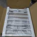 White Metal Dog Gate for Small Dogs - 13.3" Short Freestanding Puppy Gate with Retractable Sliding Rail, No Installation, Indoor/Outdoor Use, Foldable & Portable Pet Barrier