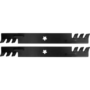 OCPTY 42'' Deck Mower Blades Replace for Ariens 21546095,for Craftsman 127843, 134149, 138498,LT2000 LT1000 for Husqvarna 532134149 42'' Deck Riding Mower Blades(5 Point Star), 2Pack Mulching Blades