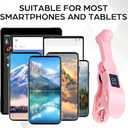 Sabary 2 Sets Auto Clicker for Smart Phone, Fast Screen Tapping Device Auto Tapper Continuous Click Simulation Finger for Game, Live Likes, Flash Deal, Reward Task, Plug and Play (Pink)