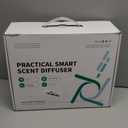 Waterless Essential Oil Diffuser 5000 Sq.Ft Coverage for Large Home, Hotel, or Office, 200ml Cold Air Scent Diffuser Machine with Bluetooth App Control, Quiet No-Heat HVAC Fragrance Diffuser (Black)