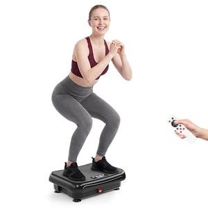 TISSCARE Vibration Plate Exercise Machine Mini Vibrating Plates for Lymphatic Drainage and Weight Loss, 400Lbs Capacity Full Body Power Shake Workout Platform for Home Cardio Fitness