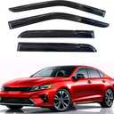 KPY Rain Guards Fit for 2021-2026 Kia K5, Out-Channel Window Visors Vent Wind Deflectors 4PC, Car Accessories for 21-26 Kia Optima