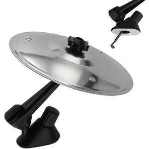 Mini Car Symbol Drum Air Vent, Car Drum Cymbal for Car Vent (Silver)