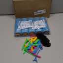 141 Pieces Hair Rollers Set Include 60 Plastic Hair Rollers (Multicolor,6 Size)