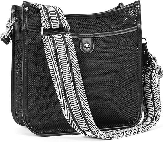 CLUCI Crossbody Bags For Women Trendy, Mesh Purses For Women Shoulder Bag 