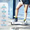 Hover-1 H1 Electric Self Balancing Hoverboard with 9 mph Max Speed, Dual 200W Motors, 9 Mile Range, and 6.5 Wheels Self Balancing Scooter (Iridescent)