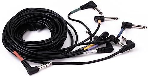 gtpartes Cable Harness Snake Loom Fit for Alesis Drum Module Surge Dm7X Turbo Command RCA Connector Type Electronic Drum Accessories
