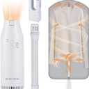 Portable Travel Clothes Dryer, Compact Portable Dryer with Travel Bag for Apartment, Travel, RV, Hotel, Dormitory, Mini Dryer for Light Clothes, Underwear, Baby Clothes, Shoes, Plug-In Only, US 110V