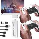 Retro Game Console, Wireless Retro Game Stick with Built-in 20000+ Classic Games, Game Stick 4K with 23 Emulators and Dual 2.4G Wireless Controller, Plug and Play Video Game Console for TV/Projector