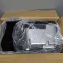 BONSEN Shredder for Home Office, 4 Gallons 8-Sheet Cross Cut Credit Card Shredder, Small Paper Shredder for Home Use, High Security Level P-4, ETL Certification (S3101) (Black)