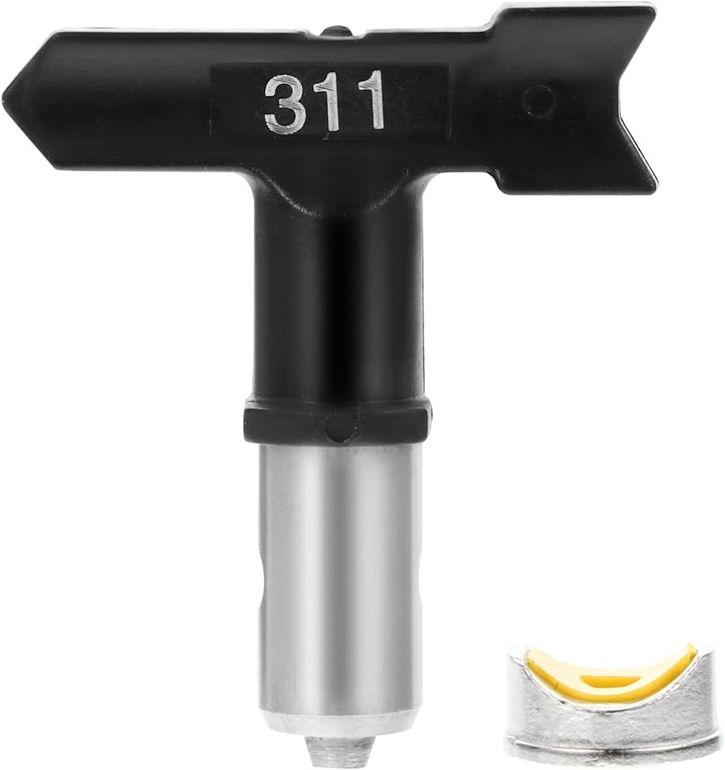 DOITOOL Reversible Airless Sprayer Tips 1.96X1.77X0.59In Paint Sprayer Nozzle Replacement Spray can Nozzle Tips for Wall Painting and Spraying Accessories