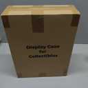 Lamu 4 Layer Clear Acrylic Display Case for Collectibles, Action Figurine Cabinet Box with 3 Movable Plate, Stackable Hobby Display Showcase Shelf with Magnetic Door, 2 Pack