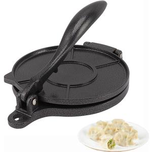 Tortilla Press, Aluminum Alloy Flour Tortilla Press Tortilla Maker Heavy Duty Tortillera Pataconera Roti Maker Taco Maker Taco Press Dough Press Quesadilla Maker for Pizza Pie Patty Making(16cm-Black) Tortilla Press, Aluminum Alloy Flour Tortilla Press Tortilla Maker Heavy Duty Tortillera Pataconera Roti Maker Taco Maker Taco Press Dough Press Quesadilla Maker for Pizza Pie Patty Making(16cm-Black)