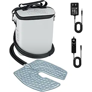 Ice Machine for Knee After Surgery – 19 QT (18L) Cold Therapy System with Timer, 5 Speeds – Circulating Cold Water for Knee, Back, Shoulder Pain Relief & Post-Surgery Recovery (Dad Gifts & Mom Gifts)