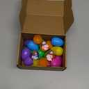 Pinkiwine 24 Pack Mini Jesus Mochi Squishy Toys in Plastic Prefilled Easter Eggs for Kids Boys Girls Toddlers Easter Basket Stuffers Gifts Fillers Party Favors