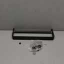 Under Cabinet Paper Towel Holder, Adhesive or Drill Mount Paper Towel Holder, Wall Mount Paper Towel Holders for Kitchen or Bathroom (Black) (1 Pack)