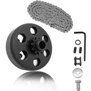 Centrifugal Clutch 3/4" Bore 12 Tooth with #35 Chain for Predator 212, Honda GC GX Engines and Most 2-6.5HP Small Engines performance Parts, Perfect for MiniBike, Go Kart, Lawnmower.