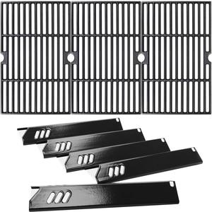 Utheer Grill Replacement Parts for DynaGlo DGF510SSP, DGF510SBP, DGF510SSP-D, fit Backyard BY13-101-001-13, GBC1460W, GBC1461W, GBC1462W, GBC1059WB, BH13-101-099-01, Grill Grate and Heate Plate