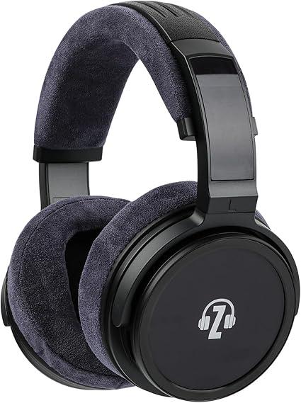 Linsoul HarmonicDyne x Z Reviews Eris: Wired Over Ear Headphones, 50mm Dynamic Driver Gaming Headphones, Semi-Closed for Bass Enthusiasts, Gaming, Audiophile, Balanced Cable, Glass-Back