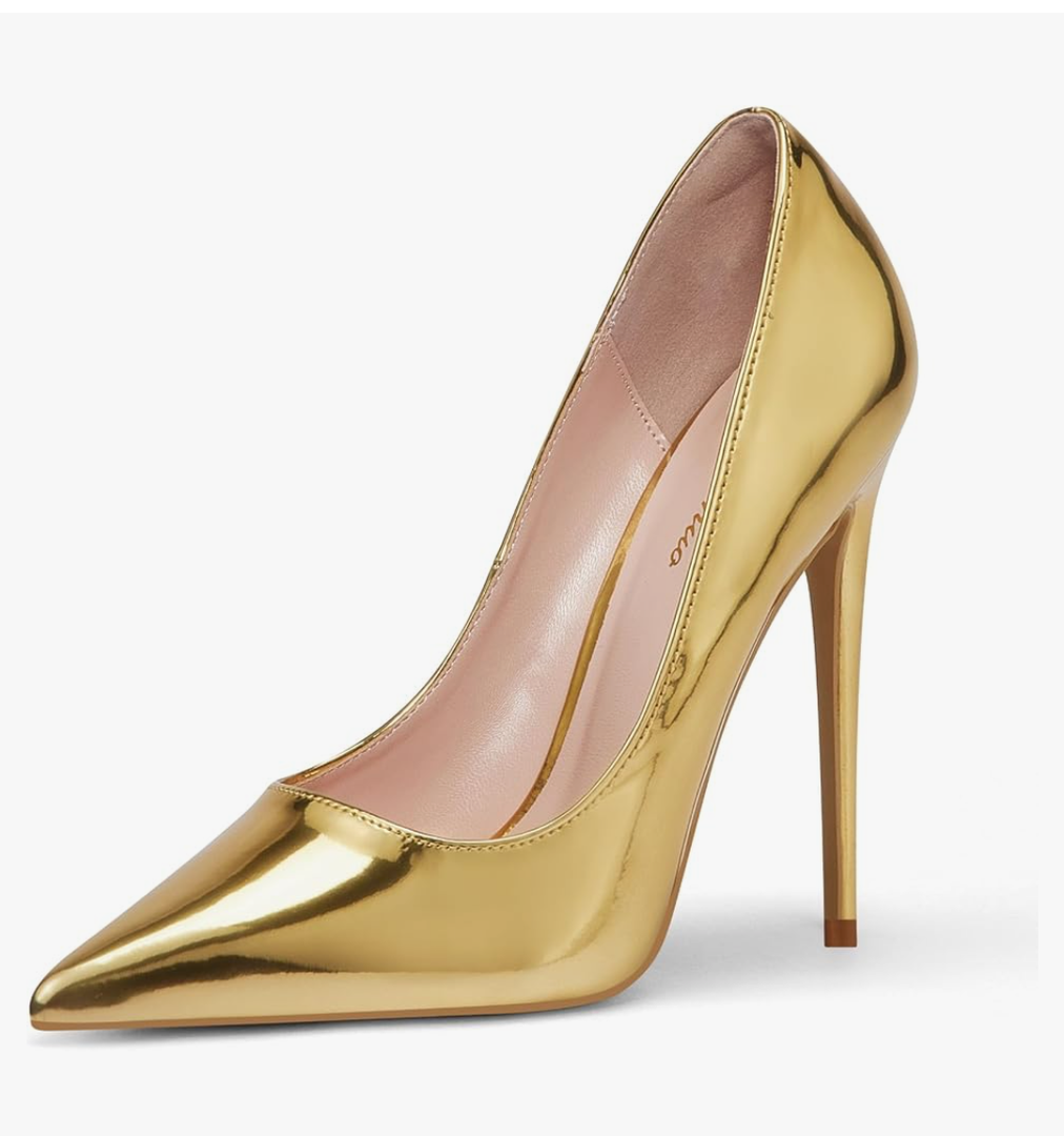 Elisabet Tang High Heels, Women Pumps Pointed Toe Stilettos 4.7 inch/12cm Sexy Heels Party Shoes, 9