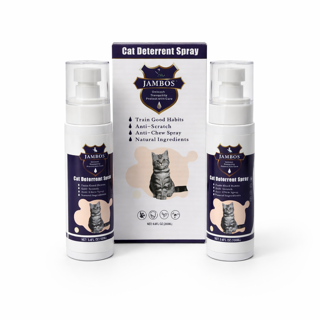 2 Bottles Cat Deterrent Spray  Indoor & Outdoor Pet Training Aid  Furniture & Carpet Protector-200