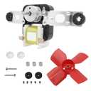 Seentech 482731 Evaporator Fan Motor Kit - Compatible with Whirlpool Kenmore Refrigerators, Freezers  Replaces: 4389140 8537621 4318001 0056721 0056801 1100473 PS376645 AP3110929 R0950025