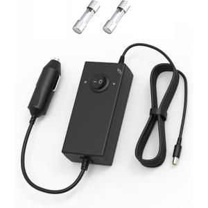 VHBW 12V Car Charger for Goal Zero Yeti 150, 200X, 400, 400 Lithium, 500X, 1000, 1250, 1400, 1500X, 3000, 3000X, 6000X and Sherpa 50, 100, and 100AC
