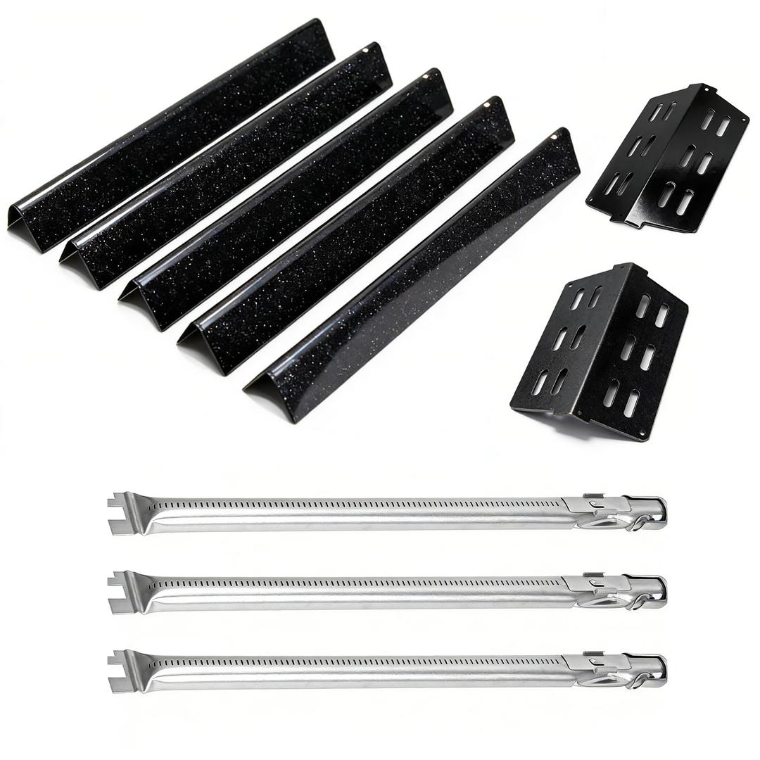 Replacement Parts Kit for Weber Genesis 300 Series Front Control Grills – Includes 7621 Flavorizer Bars, 62752 Burner Kit & Heat Deflectors – Compatible with Genesis 300 E/S/EP 310, 320, 330 Models