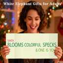 3 x Christmas Cards with Envelopes - White Elephant Gifts for Adults - Stocking Stuffers for Women Men Teens | Christmas Gifts for Husband Boyfriend - Funny Xmas Party Favors Decorations