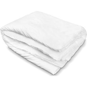 Polyfill Toddler Comforter for Crib & Bed, Lightweight and Breathable, Baby Quilt Blanket (36x51) White