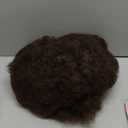 70s Afro Kinky Curly Wig For Women, Dark Brown, Synthetic Fibers, Soft, Bouncy, No Shedding, Adjustable Straps