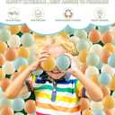 Ball Pit Balls, Safe Non-Toxic BPA-Free Crush-Proof Plastic Balls for Toddlers, Gift for Kids Birthday & Christmas, for Indoor Playpens, Party Decorations & Amusement Activities