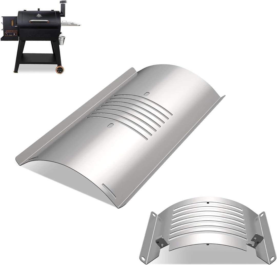 Flame Broiler Kit for Pit Boss 820, PB850 Series Pellet Grills, Slide Cover and Bottom for Pit Boss Smoker PB820FB PB820FBC PB820PS1 PB820S PB820SC PB820XL Parts