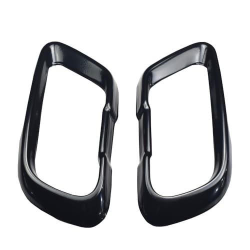 Yoegerery 2pcs Stainless Steel Exterior Accessories Exhaust Muffler Tail Pipe Trim Cover compatible with BMW M Sport X5 G05 X6 G06 X7 G07 2019 2020 2021 (Black)