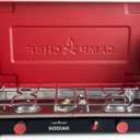 Camp Chef Mountain Series Kodiak - High Outpt Two-Burner Camp Stove - Lid Doubles as Windscreen - Portable Cooking Stove - For Outdoor Cooking - 20,000 BTUs
